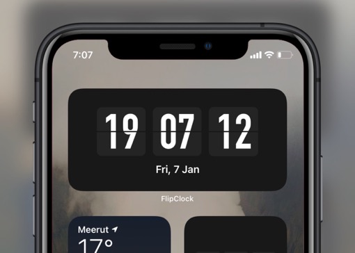 how to display date and time on iphone home screen