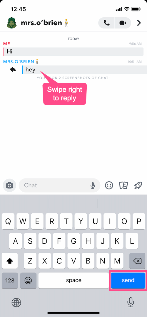 ways to message on snapchat on mac