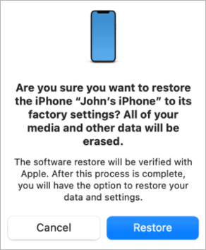 restore iphone to its factory settings using itunes