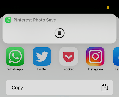image saving to photos app on iphone