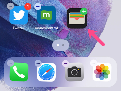 how to get apple wallet on Home Screen