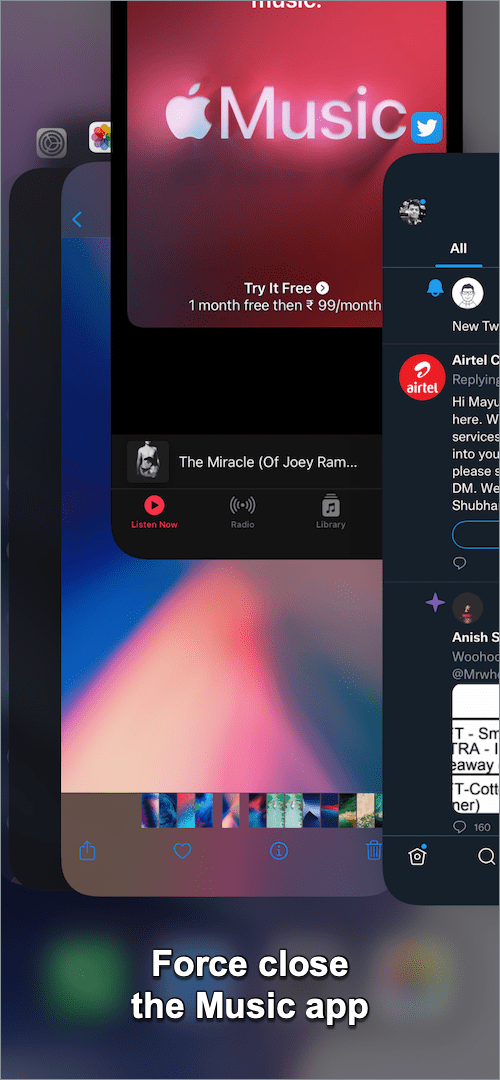 how to remove apple music from lock screen