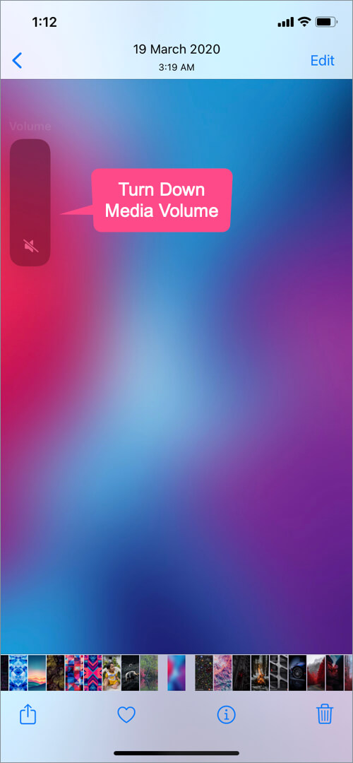 how to turn off the media volume on iphone 13