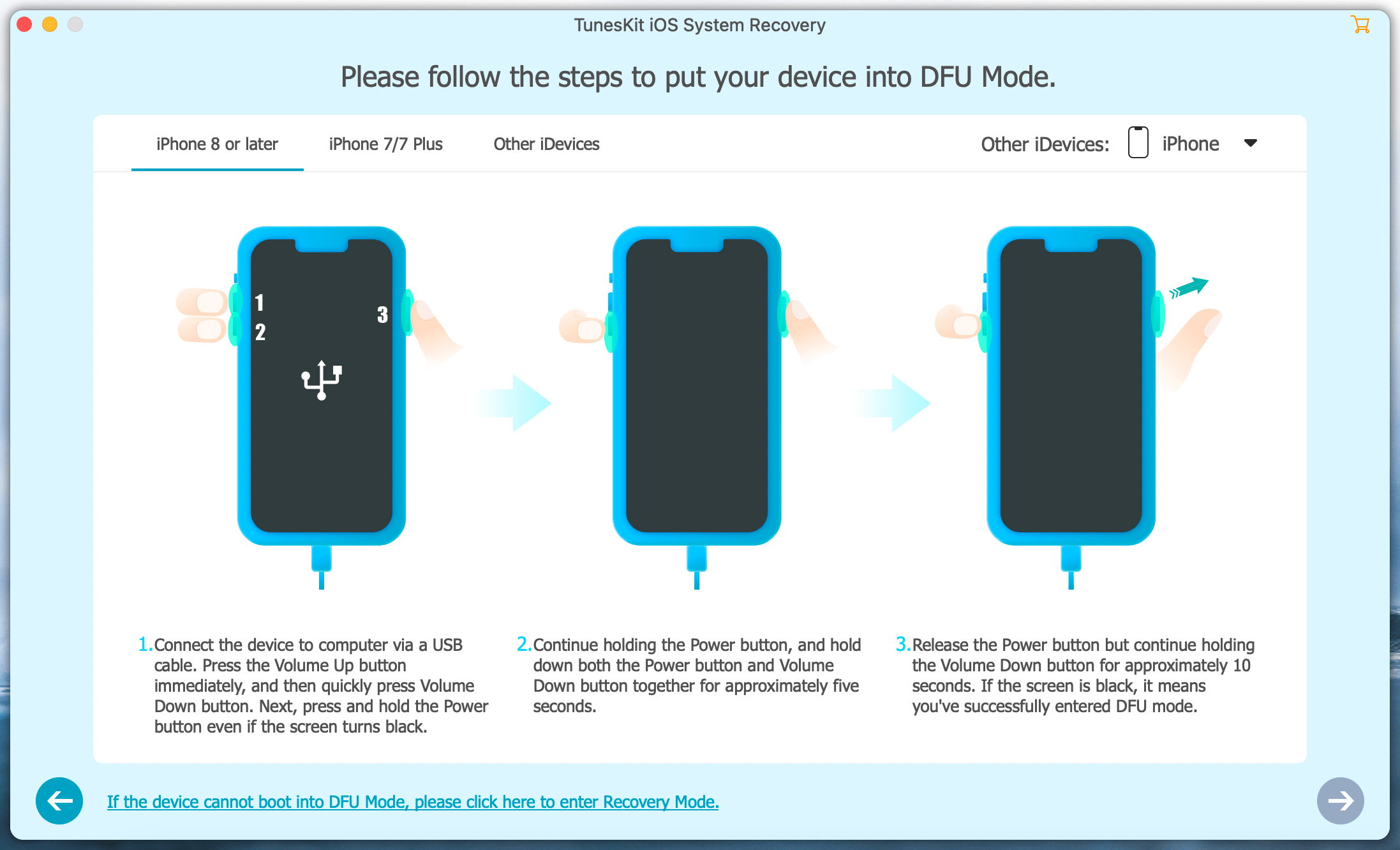 How to Put an iPhone in DFU mode