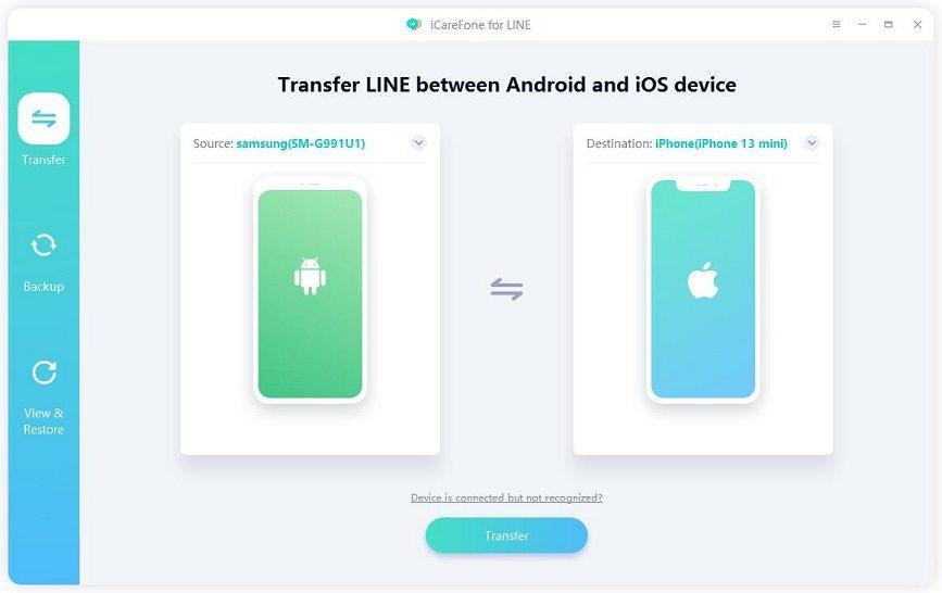 How to transfer LINE chats between Android and iPhone