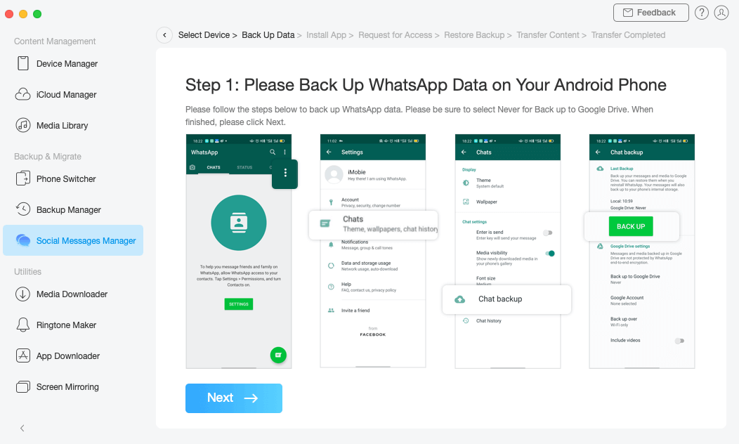 app to transfer whatsapp chats from android to iphone