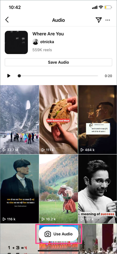 how to add saved music to an instagram reel