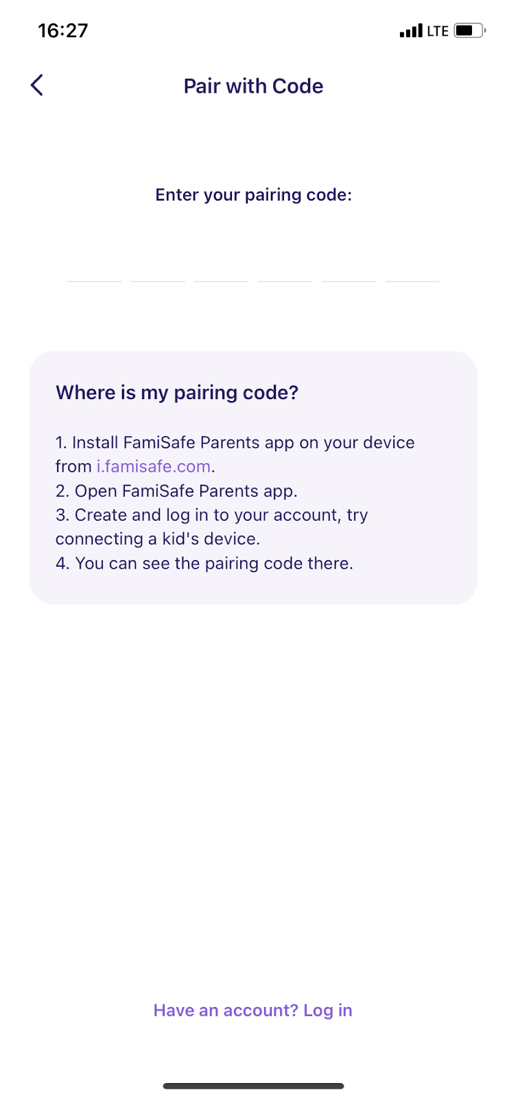 how to paid kids and parents device together