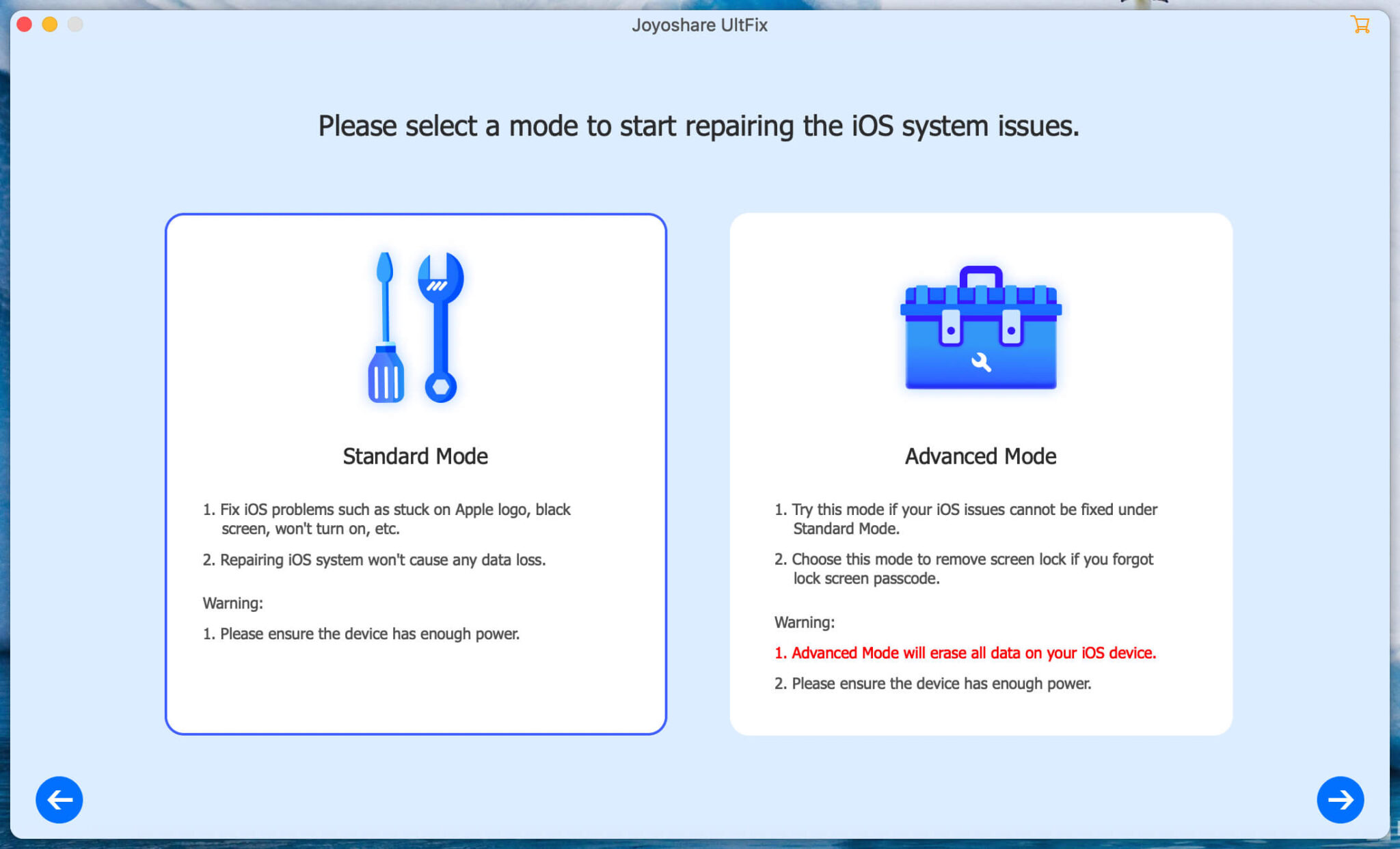 Ios system repair