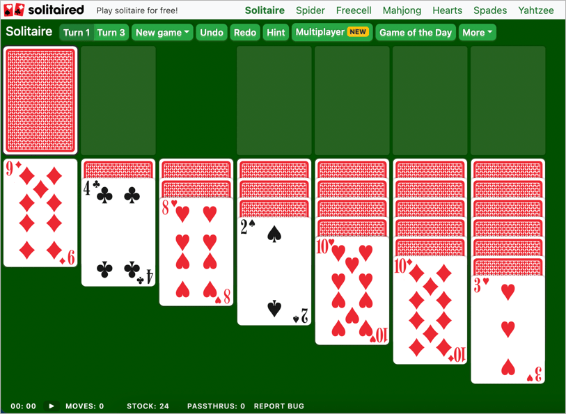 How to play Google Solitaire Game Online-Step by Step Guidelines