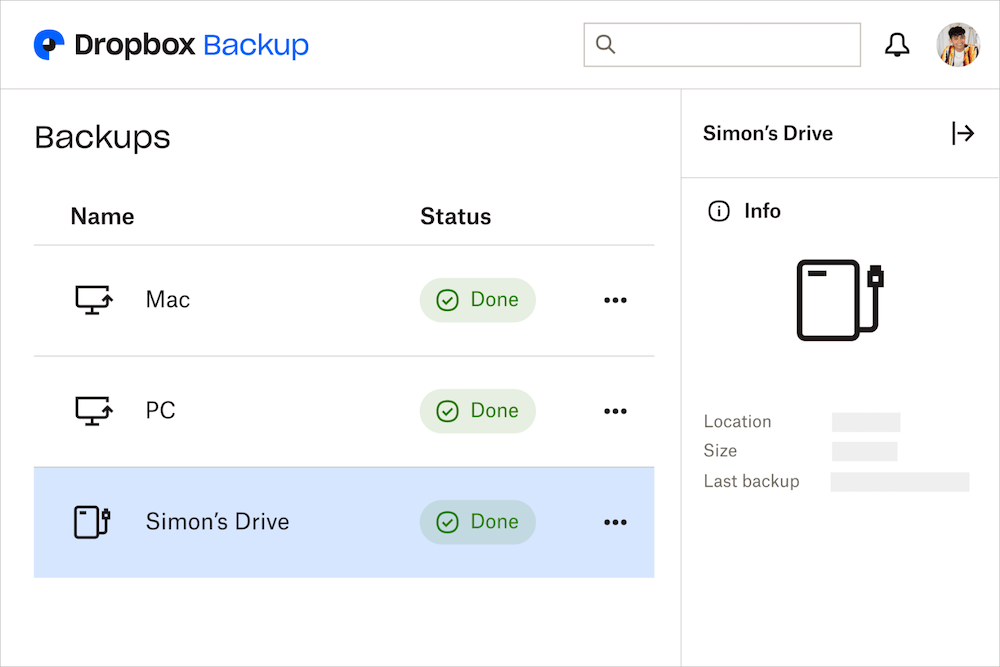 dropbox mac storage