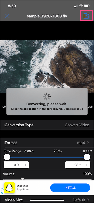 flv to mp4 converter app for iphone