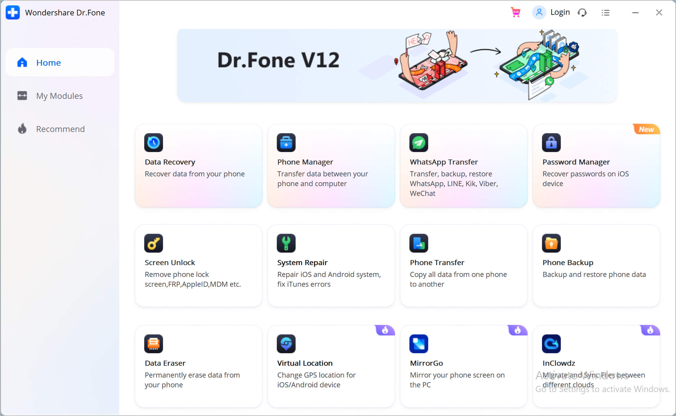 Wondershare Dr.Fone System Repair Tool for iOS
