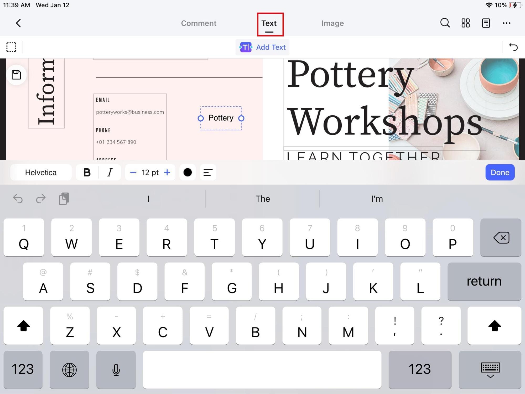 edit pdf documents on iphone and ipad