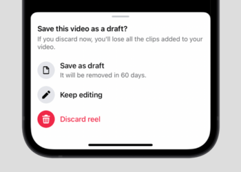 how to save reels as draft on facebook
