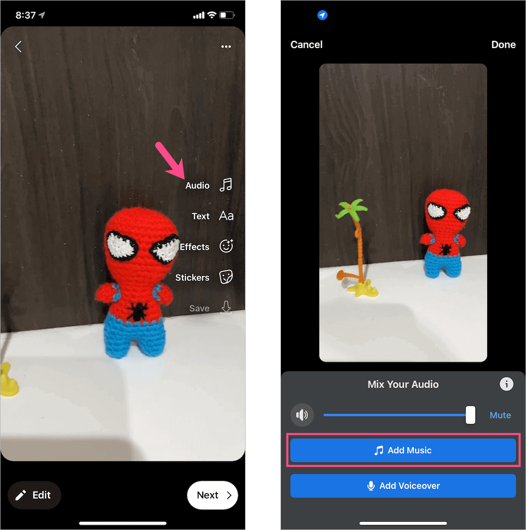 how to save instagram reels with audio in gallery without posting