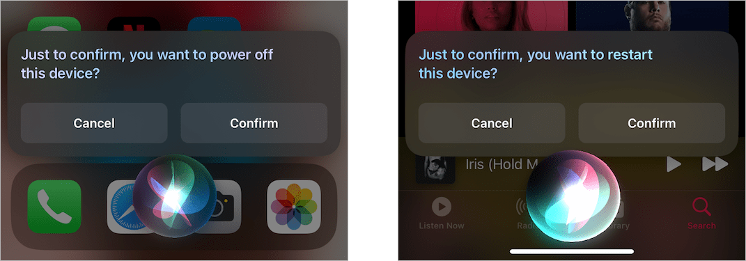how to turn off iphone 14 with Siri