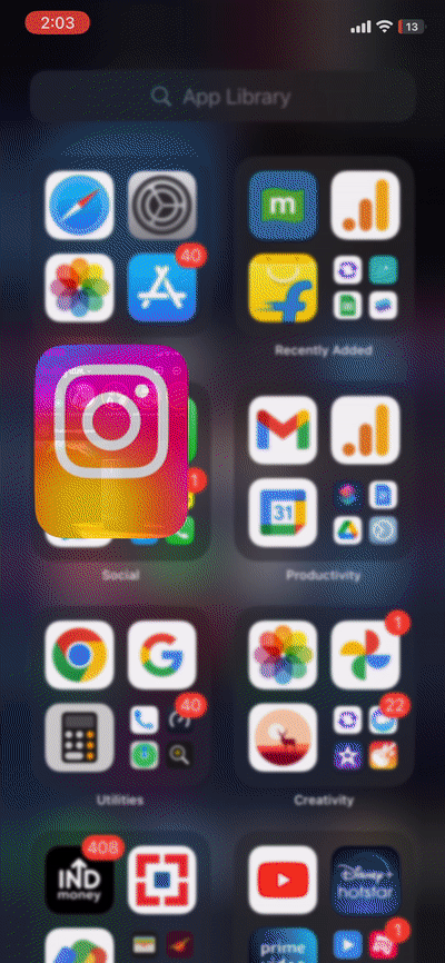 How to automatically change instagram to light mode on iPhone