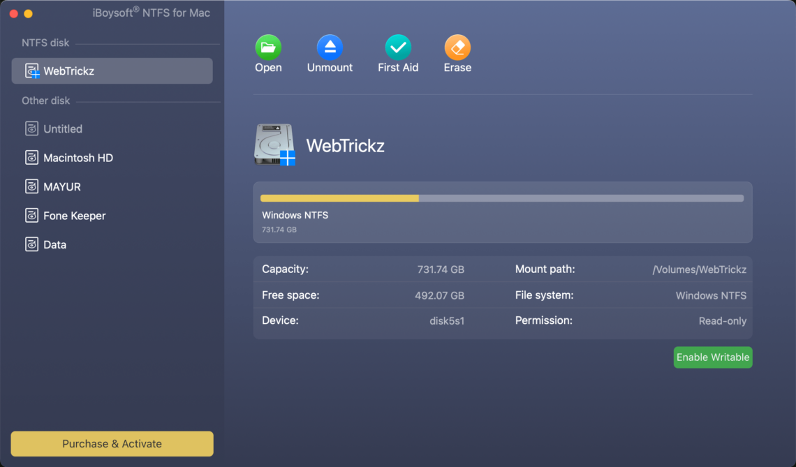 IBoysoft NTFS For Mac Enable Write Access To NTFS Drives On Mac