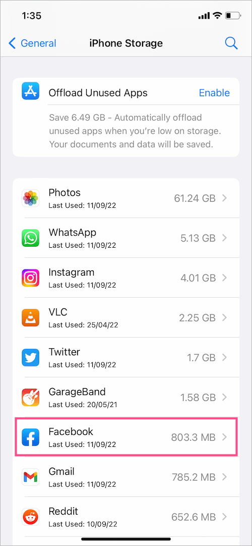 list of apps installed on iphone