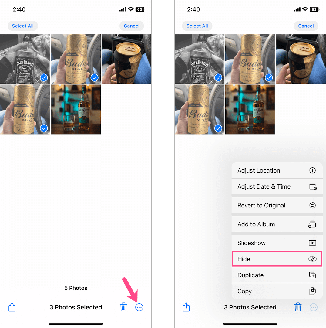 iOS 16: How to Add Photos to Hidden Album on iPhone