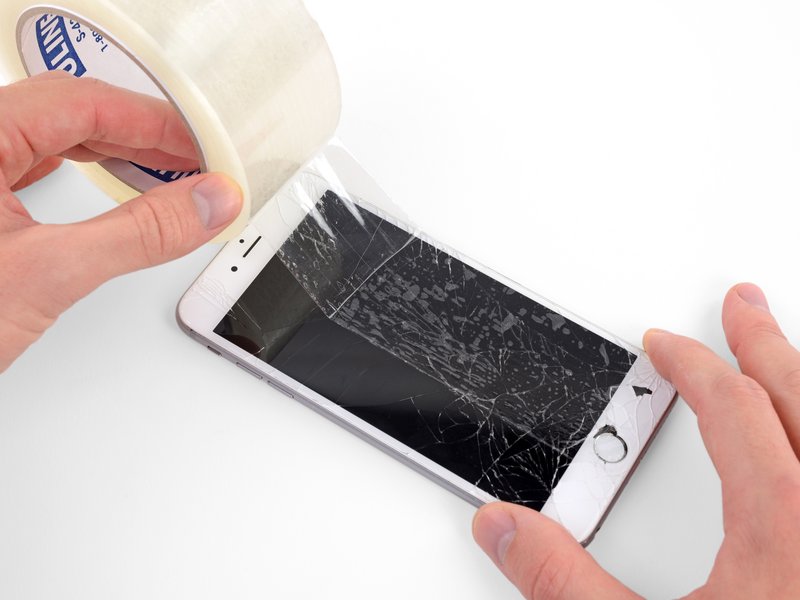 repairing iPhone with broken screen