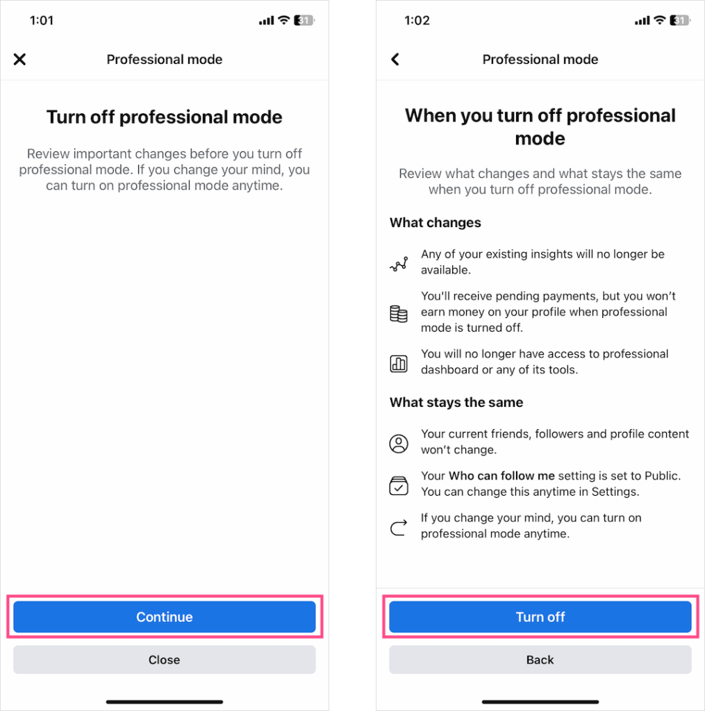 How to Turn Off Professional Mode on Facebook [2024]