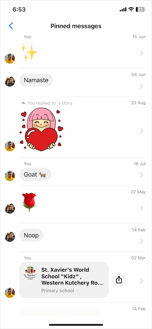 Pin on messenger