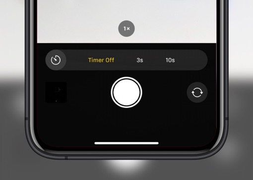 timer on iphone 14 camera video