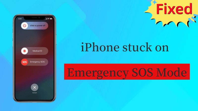how to fix an iPhone Stuck on Emergency SOS