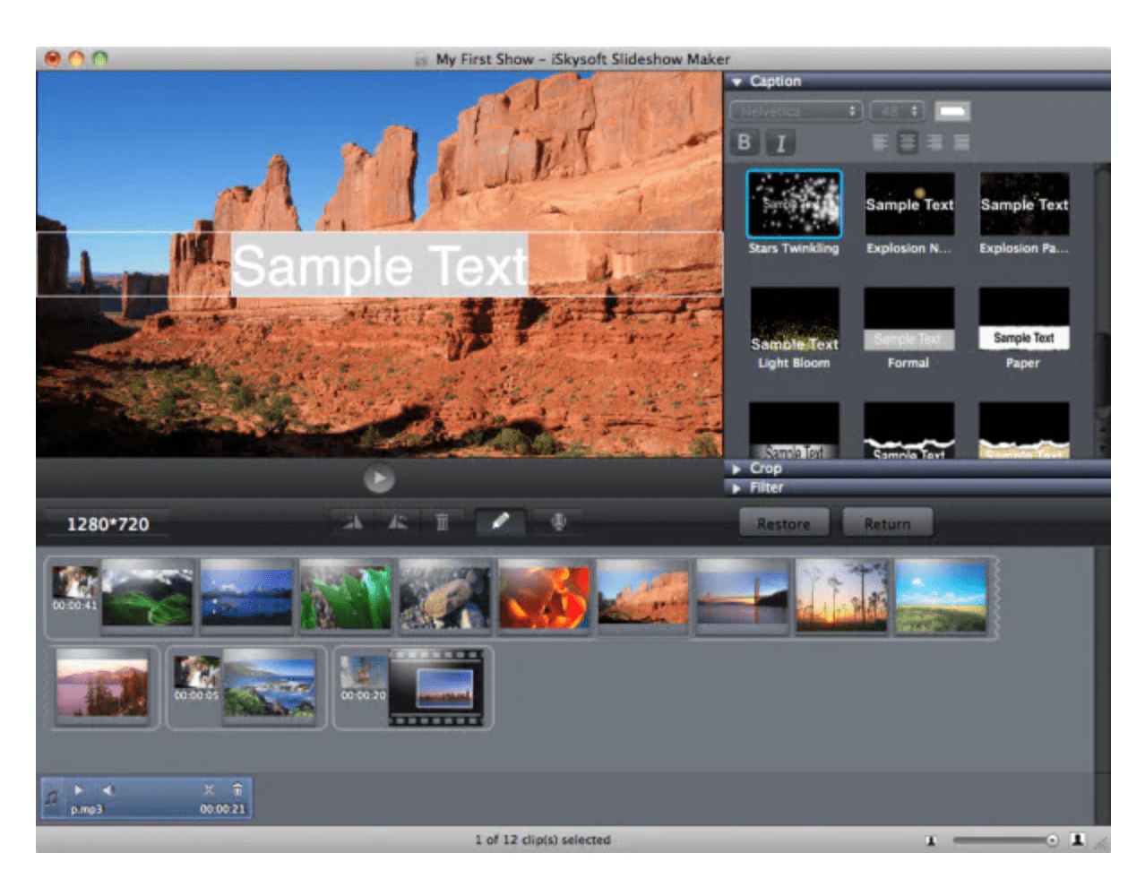 iSkySoft Slideshow Maker for Mac