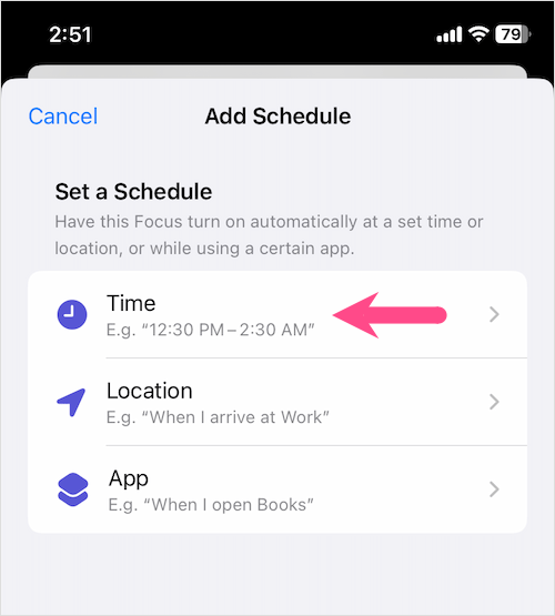 turn off notifications at a certain time on iphone