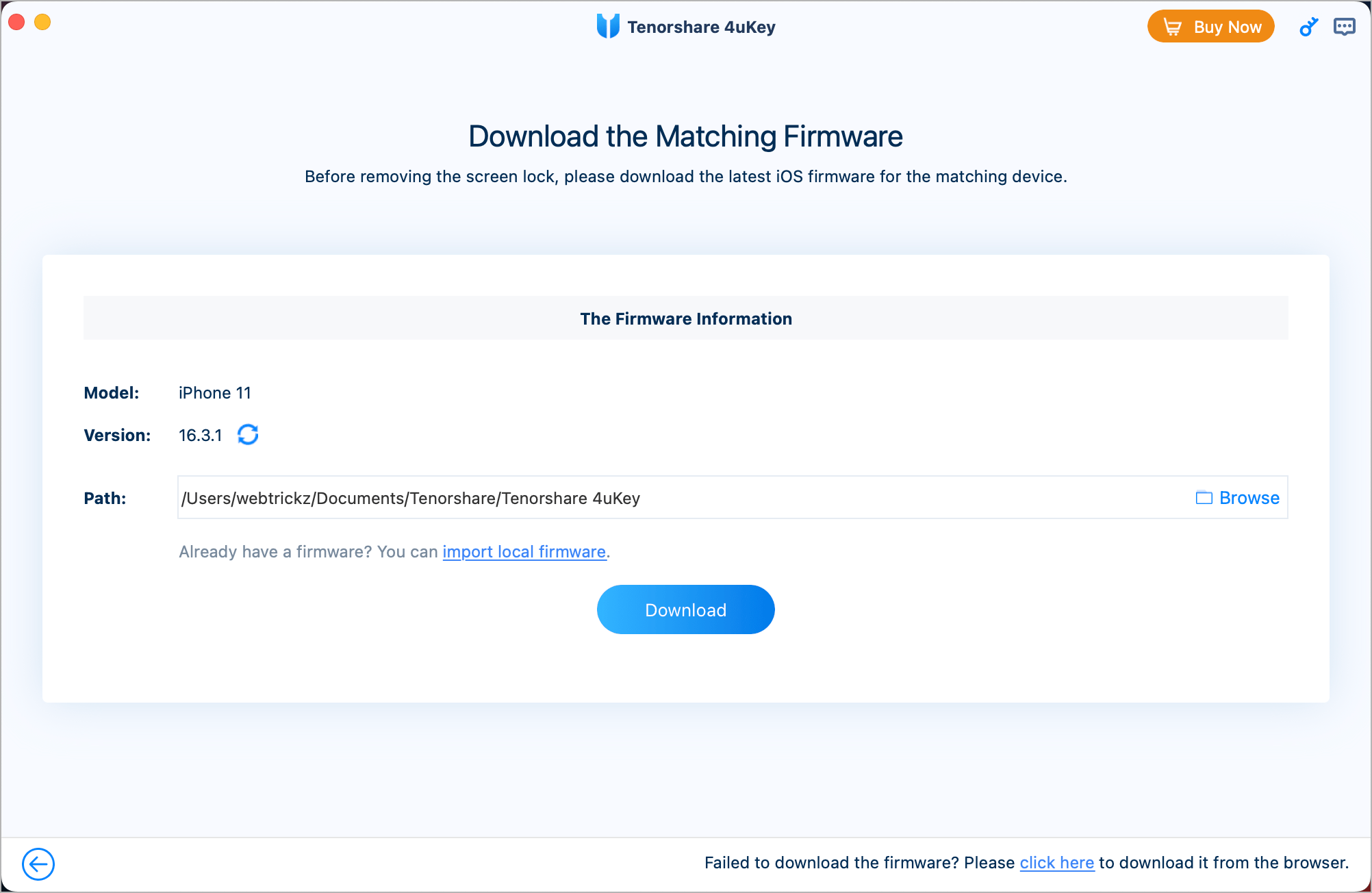 download ios firmware package