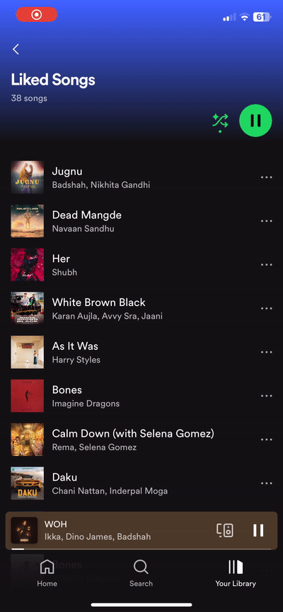 spotify turn off shuffle playlist