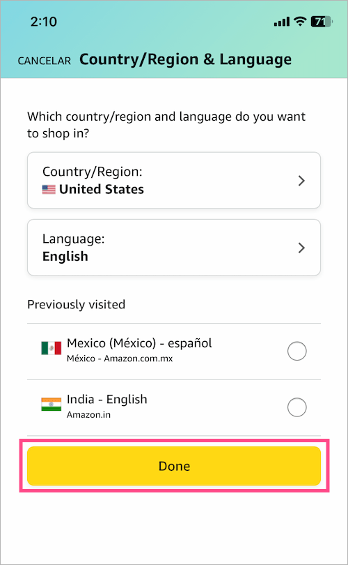 How To Change Amazon Language From Spanish To English On Iphone