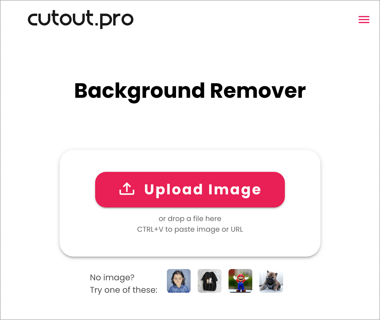 online tool to remove background from image