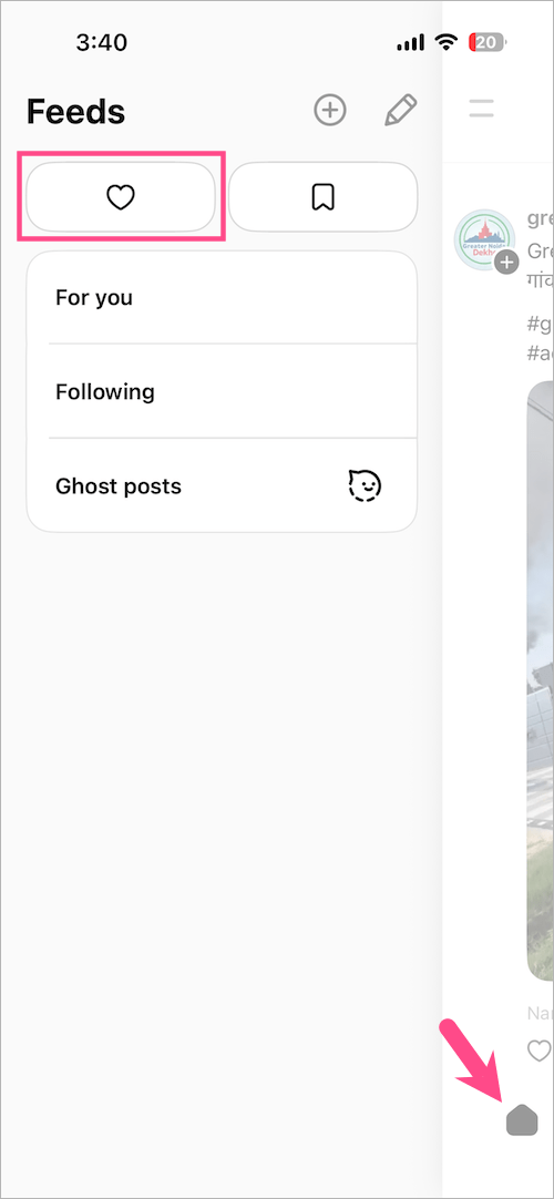 how to find your likes on Threads