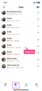 can you delete a video call on messenger