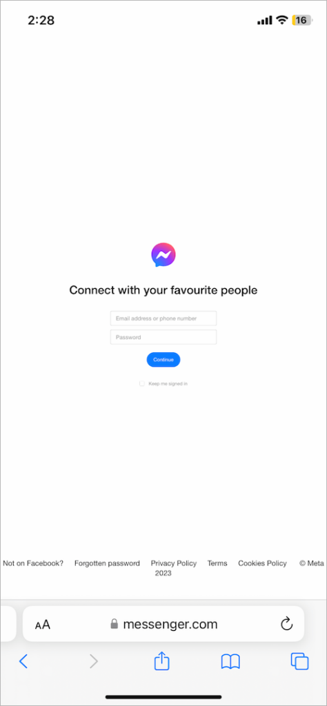 how to check messenger call history on phone