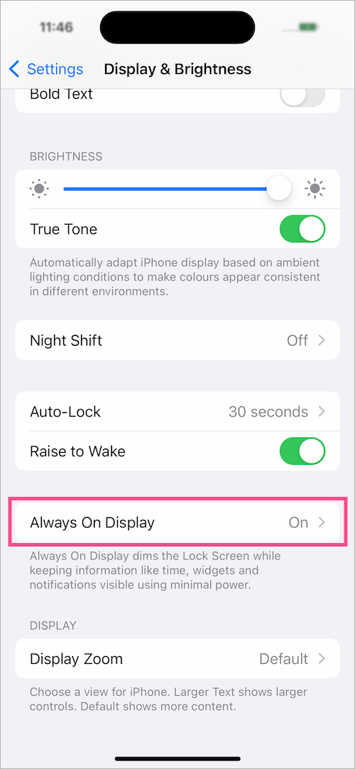 how to completely disable always-on display on your iphone 15 pro