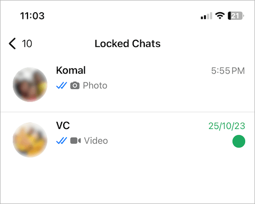 how to find your locked chats on whatsapp