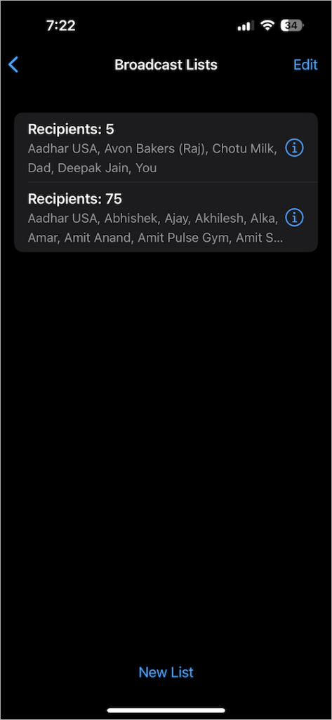 How To Find Your Broadcast Lists In WhatsApp On IPhone How To Find Your Broadcast Lists In WhatsApp On IPhone