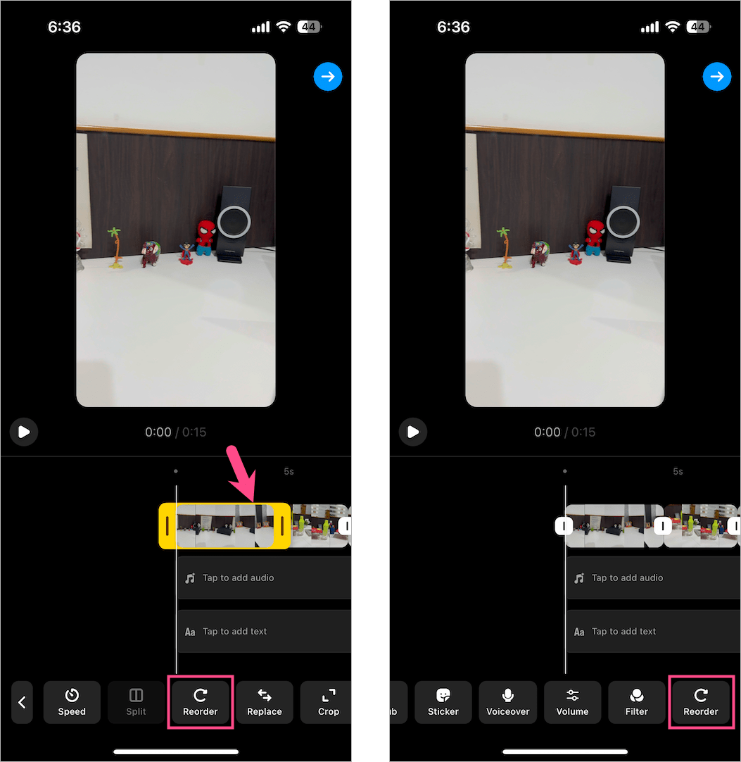 How to Change the Order of Clips in Reels on Instagram