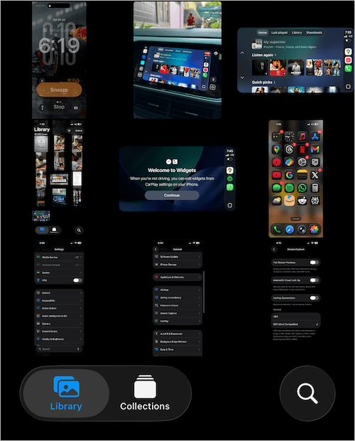 how to disable CarPlay screenshots in ios 26 on iphone