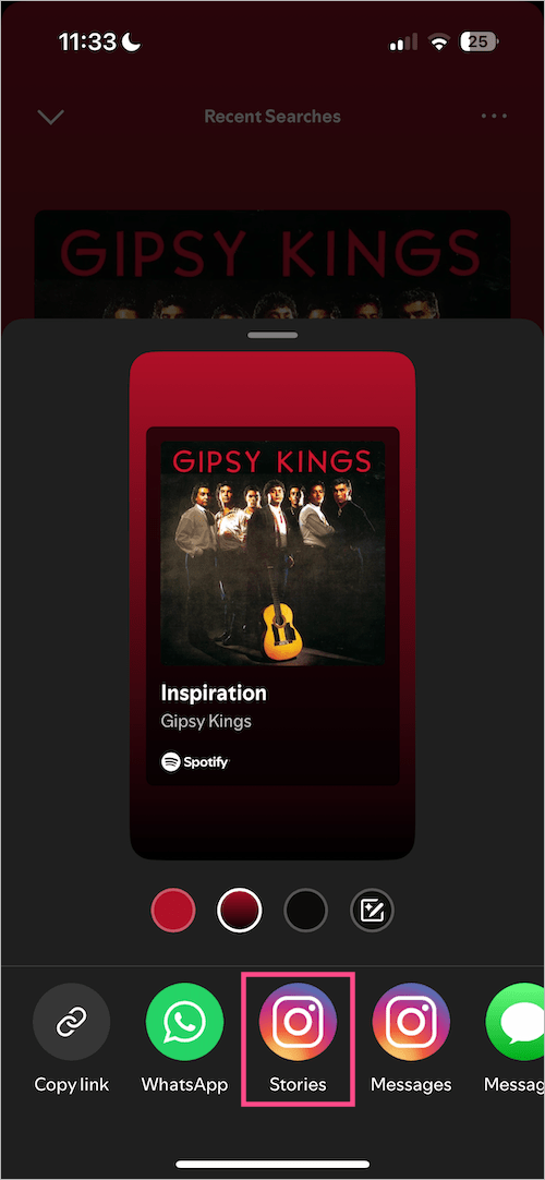how to share spotify songs to your instagram story with sound