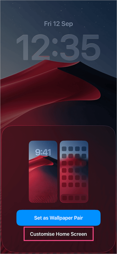 how to fix a blurry home screen in ios 18 on iphone
