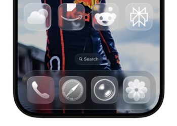 transparent apps on ios 26 home screen