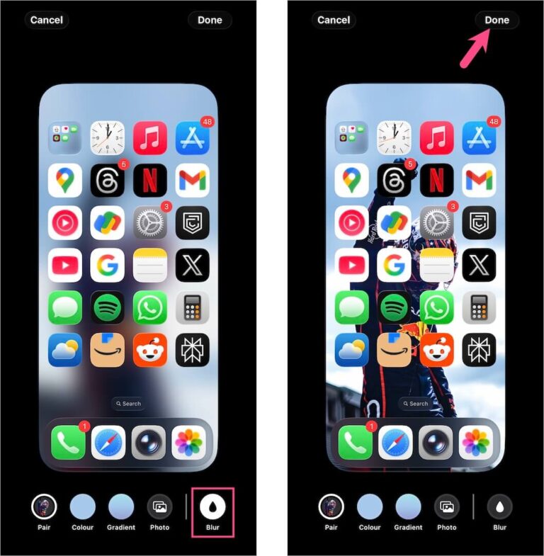 iOS 18/iOS 26: How to Unblur Home Screen Wallpaper on iPhone