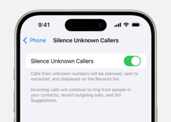 silence unknown callers on iphone