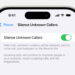 silence unknown callers on iphone